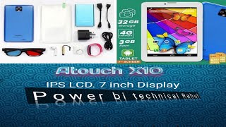 Atouch X10 Tablet Review amp First LookBest Budget Tablet [upl. by Rick959]