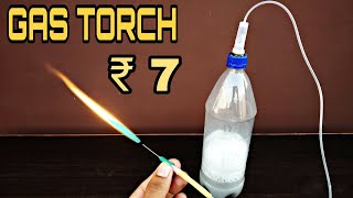 GAS TORCH DIY  jet flame HOW TO MAKE GAS TORCH गैस टोर्च तेज आग कैसे बनाए [upl. by Atiniv988]