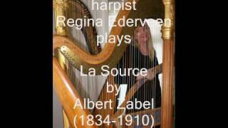 Harpist harpiste Regina Ederveen plays La Source by Albert Zabel on harp [upl. by Libna]