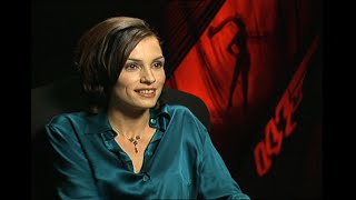 Rewind Famke Janssen  GoldenEye  James Bond bad girl interview 1995 [upl. by Roslyn]