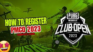 HOW TO REGISTER PMCO SA 2023丨COMPLETE GUIDE丨PUBG MOBILE丨DROPSHOT OP [upl. by Fin]