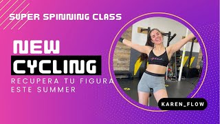 NUEVA SUPER CLASE DE CYCLING  FULL BODY ROUTINE  NEW SPINNING CLASS [upl. by Musetta]