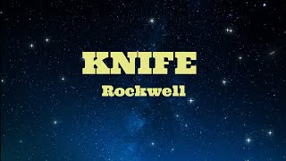 KNIFE  Rockwell HD KARAOKE [upl. by Gilchrist451]