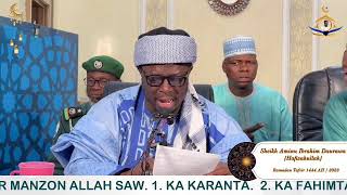 Ramadan Tafsir 12  Sheikh Aminu Ibrahim Daurawa [upl. by Aciretahs]