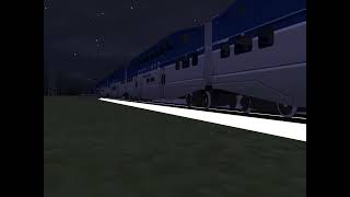 Amtrak surfliner cab car in reversed set [upl. by Hanford]