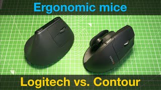 Ergonomic mice Logitech MX Vertical vs Contour Unimouse [upl. by Eras910]