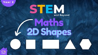 2D Shapes  KS1 Maths for Kids  STEM Home Learning [upl. by Toddie387]