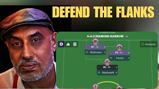 How to DEFEND THE FLANKS of a DIAMOND FM23 [upl. by Olva]