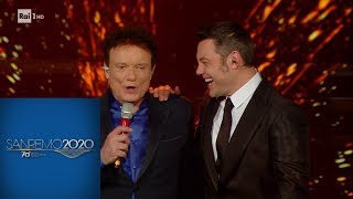 Sanremo 2020  Il duetto di Massimo Ranieri e Tiziano Ferro [upl. by Yatnwahs]