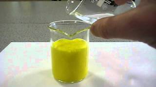 Potassium iodide and lead nitrate [upl. by Lucania]