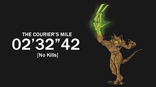 Fallout New Vegas The Couriers Mile in 2m32s Very Hard Difficulty  No Kills [upl. by Robert958]