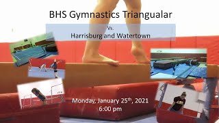 Brookings Bobcats Gymnastics vs Harrisburg Tigers and Watertown Arrows Gym 12521 [upl. by Rento]