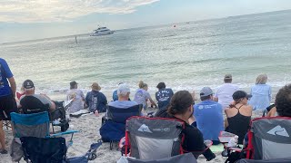 Englewood Waterfest Boat Races Speed boats cranes and the beach [upl. by Chaney447]