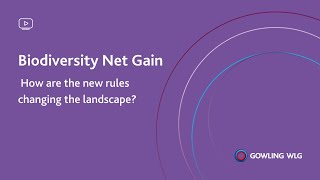 Biodiversity Net Gain  How are the new rules changing the landscape [upl. by Eadie]