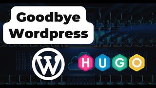 Converting from Wordpress to a HUGO blog [upl. by Ahsatal]