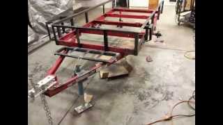 Harbor Freight Super Duty 1720 lb trailer build Part 1 [upl. by Dunkin98]