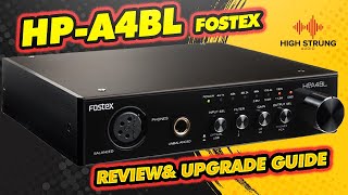 Fostex A4BL Headphone Amp Mini Review amp Upgrade Guide  How to make the A4 Sound Much Better [upl. by Lucho]