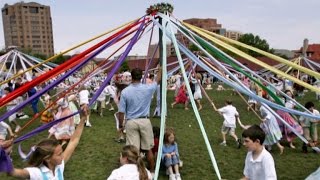 The May Pole tradition [upl. by Mackie393]