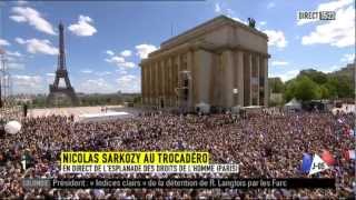 Nicolas Sarkozy discours Trocadéro [upl. by Aniteb]