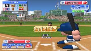 MLB Power Pros 2008 PS2 Baseball PCSX2 60fps [upl. by Noved542]