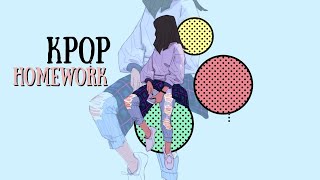 KPOP HOMEWORK PLAYLIST I desperately needed for Finals 📚💙 StudyDestressWork [upl. by Llebana]