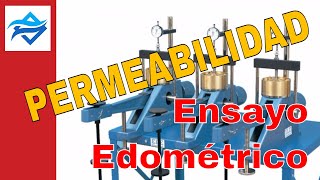 Estimación del coeficiente de PERMEABILIDAD en el ensayo edométrico [upl. by Jillane]