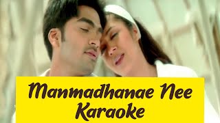 Manmadhane Nee Karaoke  With Lyrics  Manmadhan  Yuvan Shankar Raja  HD 1080P [upl. by Zenda]