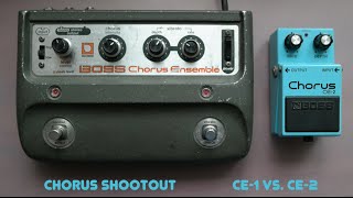 Boss CE1 vs Boss CE2 chorus shootout [upl. by Mic]