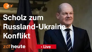 Deutschland stoppt Nord Stream 2 Bundeskanzler Scholz zum RusslandUkraineKonflikt [upl. by Nagle]