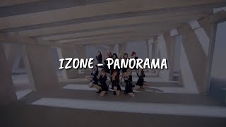 with mv IZONE 아이즈원  Panorama easy lyricsindo sub [upl. by Avery105]