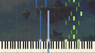 Schalas Theme  Chrono Trigger OST  Synthesia Tutorial [upl. by Gass]