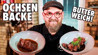 Ochsenbacken 🛑 SousVide zubereitet mit zwei Rezepten [upl. by Trina]