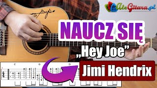 Jimi Hendrix  Hey Joe  Gitara krok po kroku 515  Poziom 2 [upl. by God]