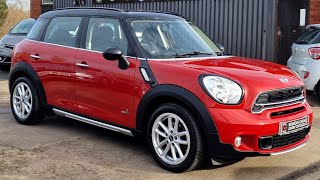 2015 65 Mini Countryman Cooper SD 20 All4 Auto in Blaze Red 44k Miles 6 Services £12500 [upl. by Ydok]