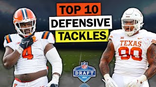 The 10 Best Defensive Tackles In The 2024 NFL Draft [upl. by Fairfax96]