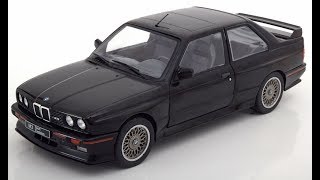 Modelissimo Solido BMW M3 E30 black 1990 118 [upl. by Witherspoon]