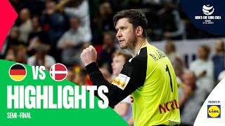 Big final incoming  Germany vs Denmark  Highlights  Mens EHF EURO 2024 [upl. by Yt]