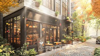 New York Autumn Jazz Lounge ☕ Soothing Jazz amp Piano Tunes to Set the Mood for Work Study and Relax [upl. by Naziaf]