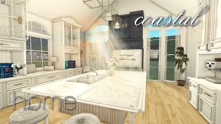 Bloxburg  Coastal suburban roleplay house speedbuild [upl. by Enisamoht942]