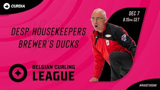 Desperate Housekeepers 🇧🇪 vs Brewers Ducks 🇧🇪 🥌 BCL  League A [upl. by Gninnahc]