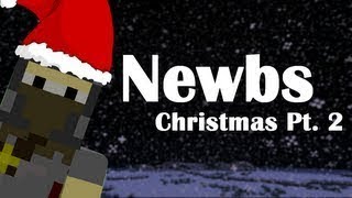 12 Newbies Christmas Part 2 Minecraft Machinima [upl. by Gnek23]