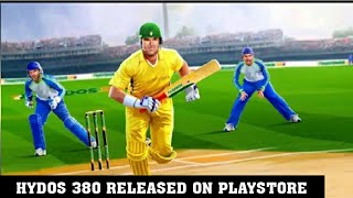 FINALLY HYDOS 380 RELEASED ON PLAYSTORE HYDOS 380 CRICKET GAME [upl. by Sebastian119]