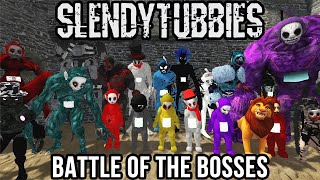 LET THE CHAOS BEGIN SLENDYTUBBIES GROWING TENSION  BATTLE OF THE BOSSES 1 V 1 TOURNAMENT [upl. by Ailaza]