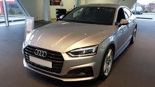 2018 Audi A5 Sportback sport 20 TFSI 190hp  Visual Review [upl. by Hamrnand]