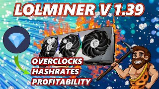 LOLMINER 139 TONCOIN Overclocks Hashrates Profitability [upl. by Nalahs]