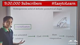 Crystal and Crystallization Process  Water  Class 8  CBSE  NCERT  ICSE [upl. by Pauline]