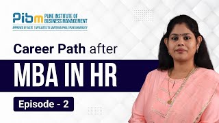 Career Path after MBA in HR PIBM Pune [upl. by Aholla]