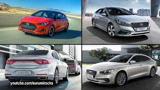 TOP 5 BEST HYUNDAI CARS 2020 [upl. by Ecirual]