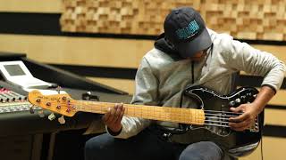 The Making Of Rolando Semedo Records Bass at Atlantico Blue Studios [upl. by Ludlew227]