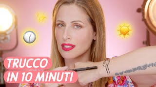 TUTORIAL TRUCCO VELOCE IN 10 MINUTI ⏰ [upl. by Artap231]